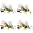 Water Trout Foam Grasshopper Fly - 4 Flies Hook Size 10