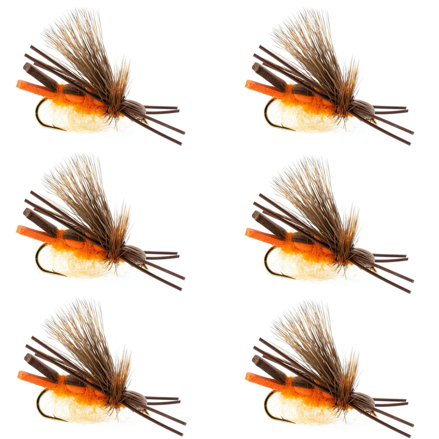 West Fork Salmonfly Stone - Stonefly Dry Fly - 6 Flies Hook Size 6