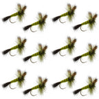 Western Green Drake Dry Fly - 12 Flies Size 10