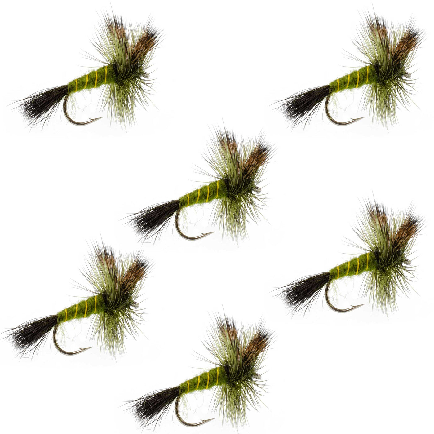 Western Green Drake Dry Fly - 6 Flies Size 8