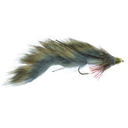 3 Pack Cone Head Zuddler Trout and Bass Streamer Fly - Natural - Size 4