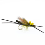 3 Pack Long Tail Skwala Stone - Squalla Stonefly Dry Fly - Hook Size 10