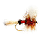 3 Pack Barbless Royal Wulff Classic Hair Wing Dry Fly - Hook Size 8